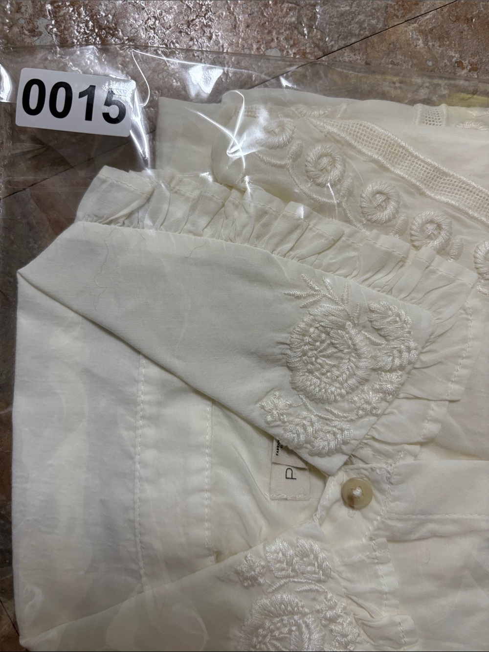 Pilcro White Embroidered Button-Down Blouse - Picture 13 of 13